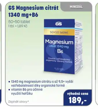 PharmaPoint GS Magnesium citrát nabídka