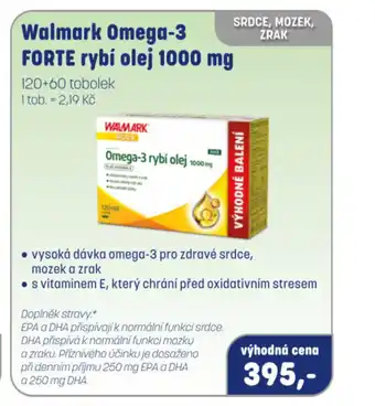 PharmaPoint Walmark Omega-3 FORTE rybí olej 1000 mg nabídka