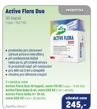 PharmaPoint Active Flora Duo nabídka