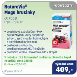 PharmaPoint NatureVia® Mega brusinky nabídka