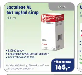 PharmaPoint Lactulose AL 667 mg/ml sirup nabídka