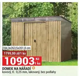 Merkury Market Domek na nářadí ✪ nabídka