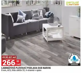 Merkury Market Laminátová plovoucí podlaha dub narvik nabídka