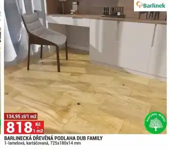 Merkury Market Barlinecká dřevěná podlaha dub family nabídka