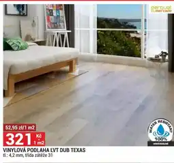 Merkury Market VINYLOVÁ PODLAHA LVT DUB TEXAS tl.: 4,2 mm, třída zátěže 31 nabídka