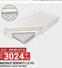 Merkury Market Matrace serenity l/z h3 taštičková, různé rozměry nabídka