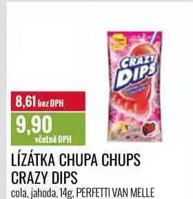 Ratio LÍZÁTKA CHUPA CHUPS CRAZY DIPS 14g nabídka