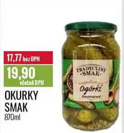 Ratio OKURKY SMAK 870ml nabídka