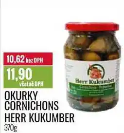 Ratio OKURKY CORNICHONS HERR KUKUMBER 370g nabídka