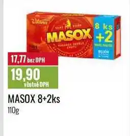 Ratio MASOX 8+2ks 110g nabídka