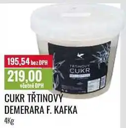 Ratio CUKR TŘTINOVÝ DEMERARA F. KAFKA 4Kg nabídka