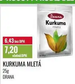 Ratio KURKUMA MLETÁ 25g nabídka