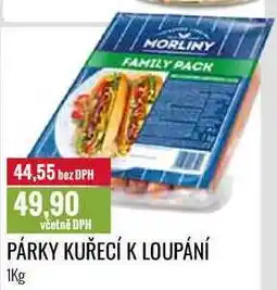 Ratio PÁRKY KUŘECÍ K LOUPÁNÍ 1Kg nabídka