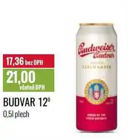 Ratio BUDVAR 12° 0,5l nabídka