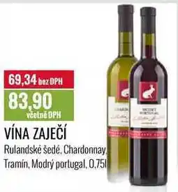 Ratio VÍNA ZAJEČÍ 0,75l nabídka