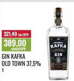 Ratio GIN KAFKA OLD TOWN 37,5% 1l nabídka