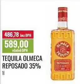 Ratio TEQUILA OLMECA REPOSADO 35% 1l nabídka