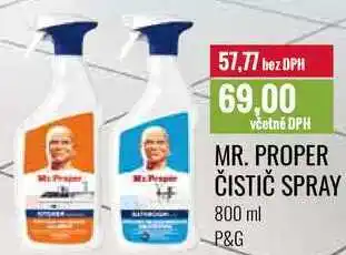 Ratio MR. PROPER ČISTIČ SPRAY 800 ml nabídka