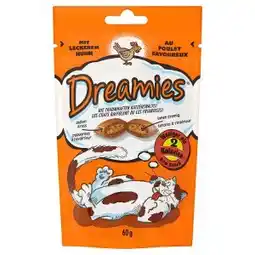 Ratio Dreamies Polštářky s kuřecím masem doplňkové krmivo pro kočky a koťata 60g nabídka