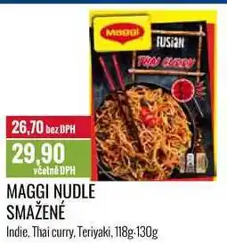 Ratio MAGGI NUDLE SMAŽENÉ 118g-130g nabídka