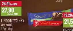 Ratio LINDOR TYČINKY 37 g-40 g nabídka