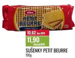 Ratio SUŠENKY PETIT BEURRE 190g nabídka