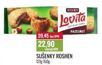 Ratio SUŠENKY ROSHEN 127g-150g nabídka