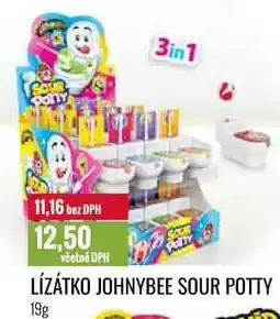 Ratio LÍZÁTKO JOHNYBEE SOUR POTTY 19g nabídka