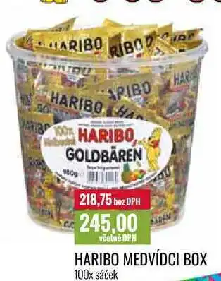 Ratio HARIBO MEDVÍDCI BOX 100x sáček nabídka