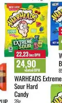 Ratio WARHEADS Extreme Sour Hard Candy 28g nabídka