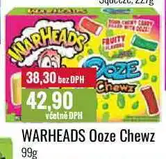 Ratio WARHEADS Ooze Chewz 99g nabídka