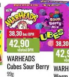 Ratio WARHEADS Cubes Sour Berry 99g nabídka