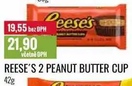 Ratio REESE'S 2 PEANUT BUTTER CUP 42g nabídka