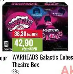 Ratio WARHEADS Galactic Cubes Theatre Box 99g nabídka