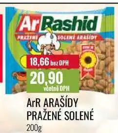 Ratio ArR ARAŠÍDY PRAŽENÉ SOLENÉ 200g nabídka