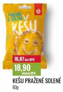 Ratio KEŠU PRAŽENÉ SOLENÉ 60g nabídka