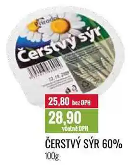 Ratio ČERSTVÝ SÝR 60% 100g nabídka