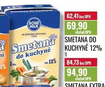 Ratio SMETANA DO KUCHYNĚ 12% 1l nabídka