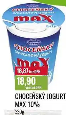 Ratio CHOCEŇSKÝ JOGURT MAX 10% 330g nabídka