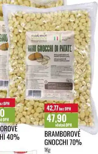 Ratio BRAMBOROVÉ GNOCCHI 70% 1Kg nabídka