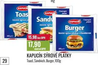 Ratio KAPUCÍN SÝROVÉ PLÁTKY 100g nabídka