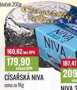 Ratio CÍSAŘSKÁ NIVA cena za 1Kg nabídka