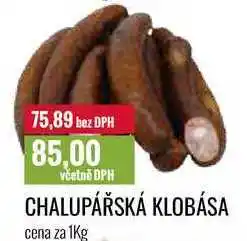 Ratio CHALUPÁŘSKÁ KLOBÁSA cena za 1Kg nabídka