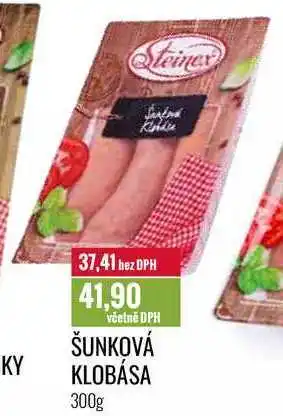 Ratio ŠUNKOVÁ KLOBÁSA 300g nabídka