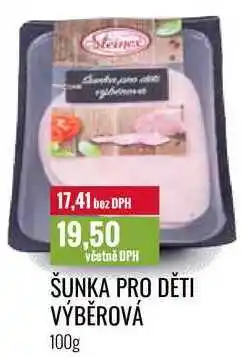 Ratio ŠUNKA PRO DĚTI VÝBĚROVÁ 100g nabídka