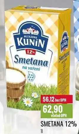 Ratio SMETANA 12% 1l nabídka