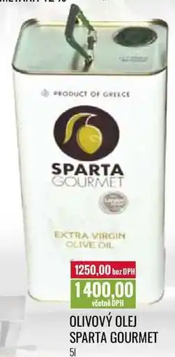 Ratio OLIVOVÝ OLEJ SPARTA GOURMET 5l nabídka