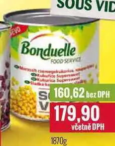 Ratio Bonduelle Kukuřice 1870g nabídka