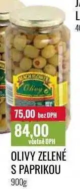 Ratio OLIVY ZELENÉ S PAPRIKOU 900g nabídka