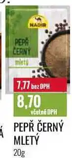 Ratio PEPŘ ČERNÝ MLETÝ 20g nabídka